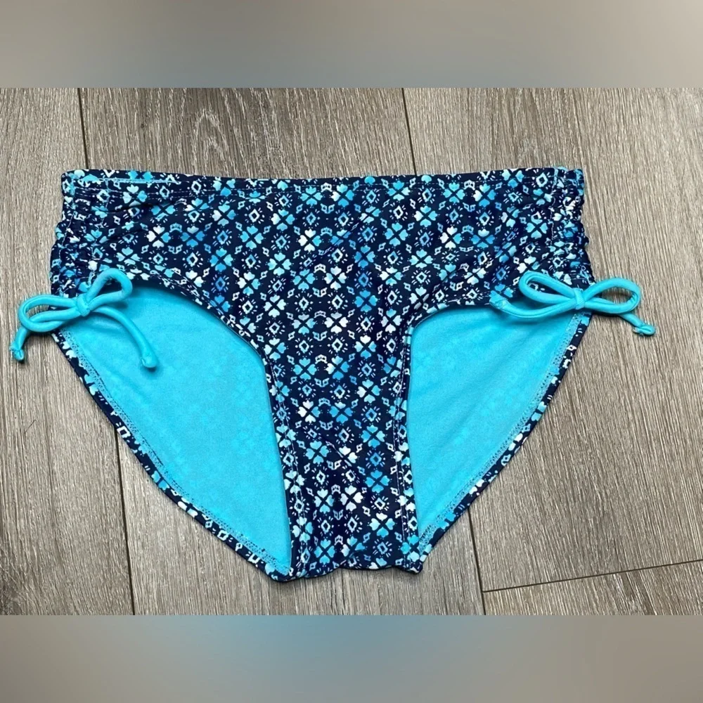 Justice Girl Bikini Bottom Seimsuit Blue Size 10